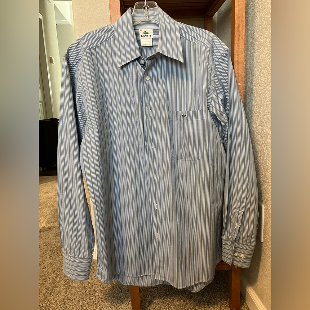 Lacoste Button Up Dress Shirt